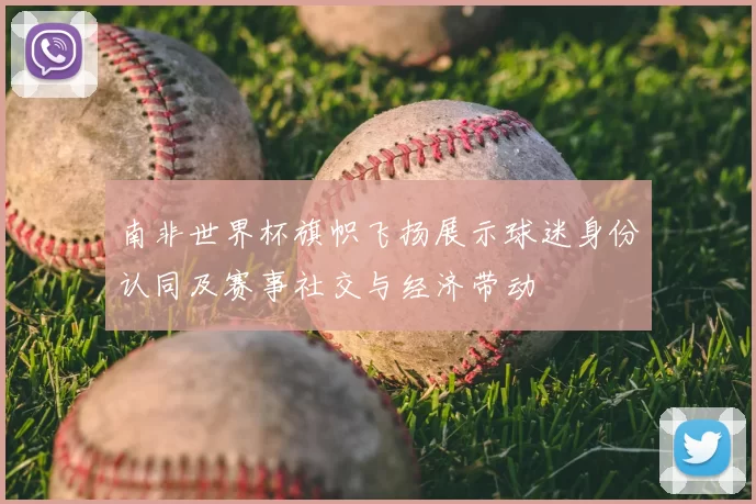 南非世界杯旗帜飞扬展示球迷身份认同及赛事社交与经济带动