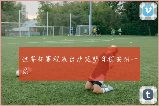 世界杯赛程表出炉完整日程安排一览